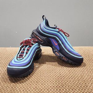 Nike Air Max Plus 97 Mens Size 9 Crimson Blue Sneakers